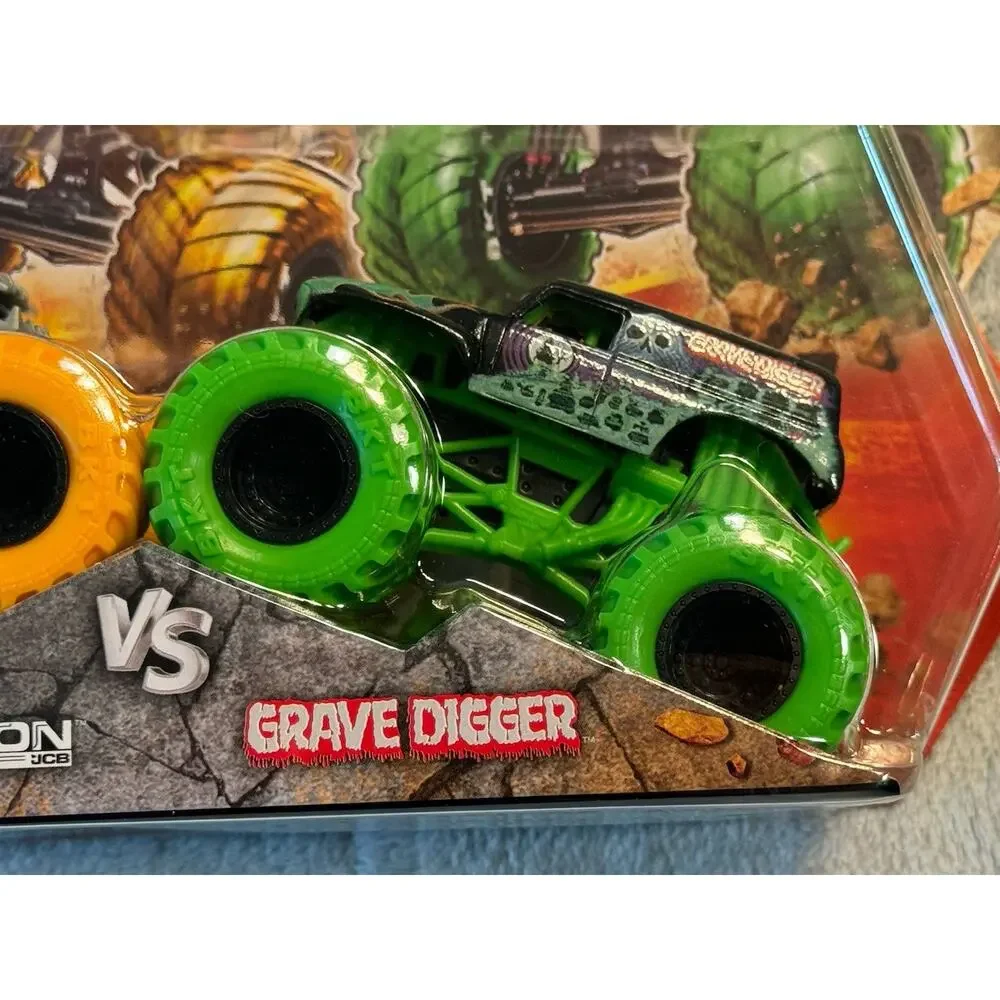 Monster Jam 1:64 Diecast JCB Digatron vs Grave Digger 2-Pack Series 36